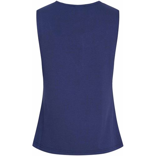 Toppar - Dee V-neck Top – Navy