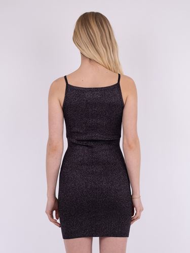 Klänningar&Tunikor - Contima glitter knit dress – Black