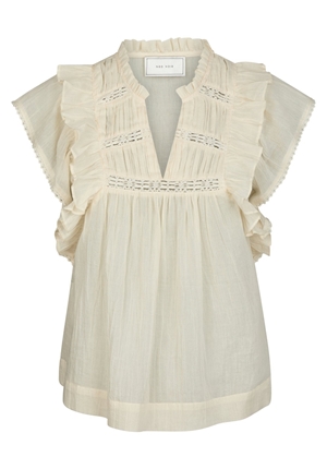 Toppar - Jayla voile top – Light yellow Toppar - Jayla voile top – Light yellow