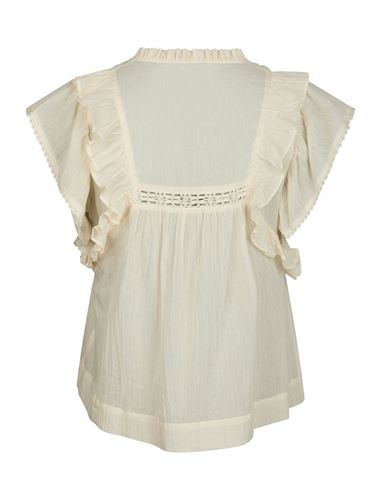 Toppar - Jayla voile top – Light yellow