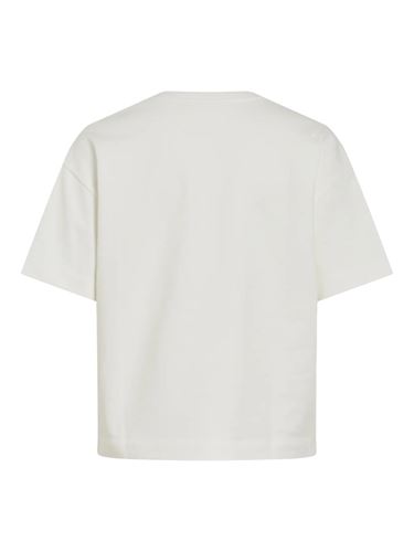 Toppar - Vigley hope o-neck 2/4 sweat top – Snow white/hope snow