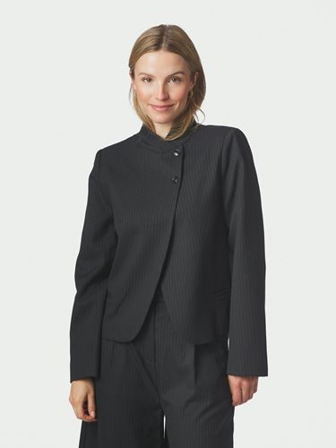 Kavajer/Ytterplagg - Tiria Slim Pinstripe Blazer - Navy
