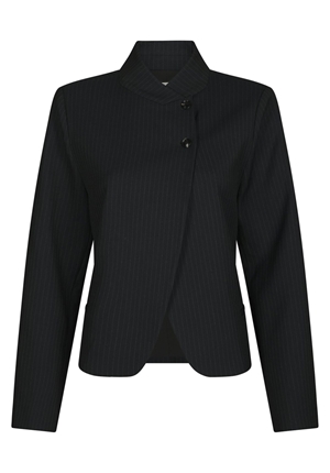 Kavajer/Ytterplagg - Tiria Slim Pinstripe Blazer - Navy Kavajer/Ytterplagg - Tiria Slim Pinstripe Blazer - Navy