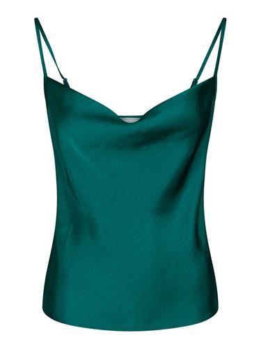 Toppar - Ratna heavy sateen top – Dark green