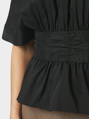 Blusar/Skjortor - Annegret Poplin Blouse – Black