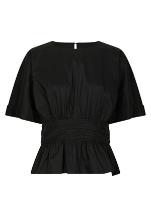 Blusar/Skjortor - Annegret Poplin Blouse – Black Blusar/Skjortor - Annegret Poplin Blouse – Black