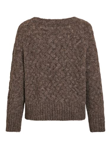 Tröjor/Koftor - Visalika boatneck knit top – Falcon/Melange
