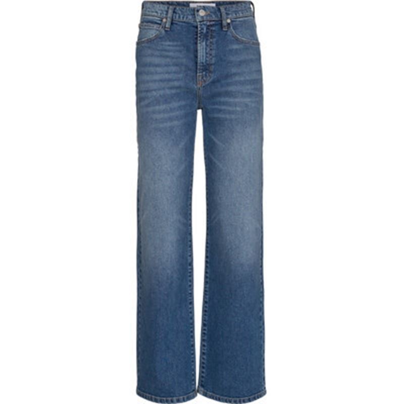 Byxor - IVY-Mia straight jeans wash tampa – Denim blue