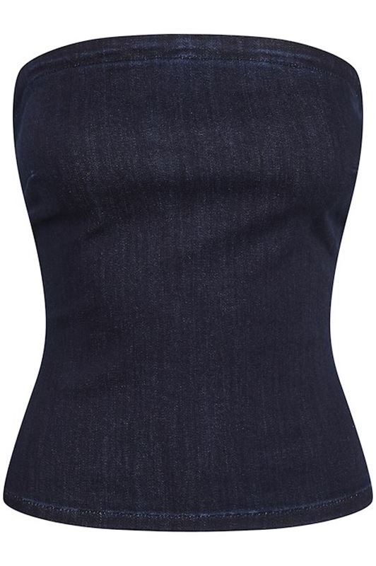 Toppar - AyoMW Denim Top – Dark Blue Un-Wash