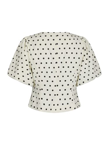 Toppar - Anela Dot Blouse – White