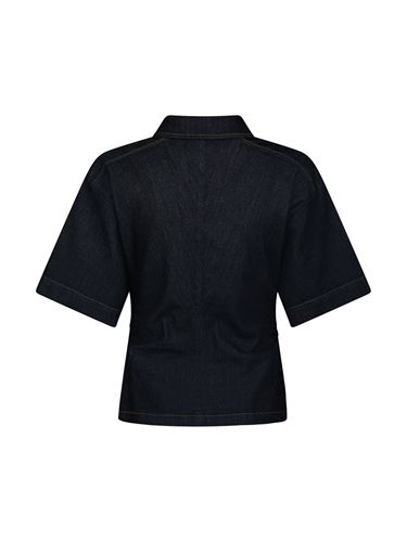 Blusar/skjortor - Spenda Denim Blouse – Dark Blue