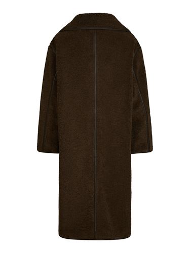 Kavajer/Ytterplagg - Carmen Teddy Coat – Dark Brown
