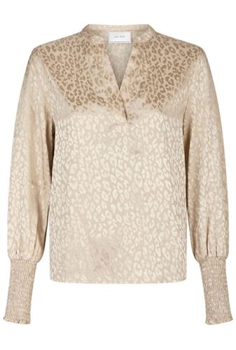 Blusar/skjortor - Landa Leo Jacquard Blouse - Champagne