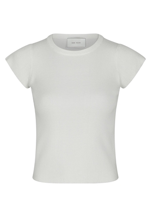 Toppar - Tirra Knit Tee – Off White