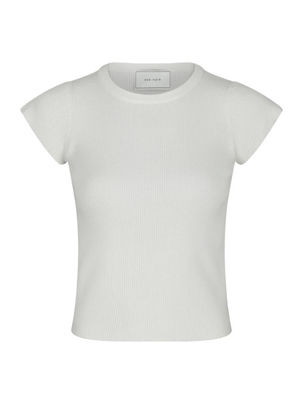 Toppar - Tirra Knit Tee – Off White