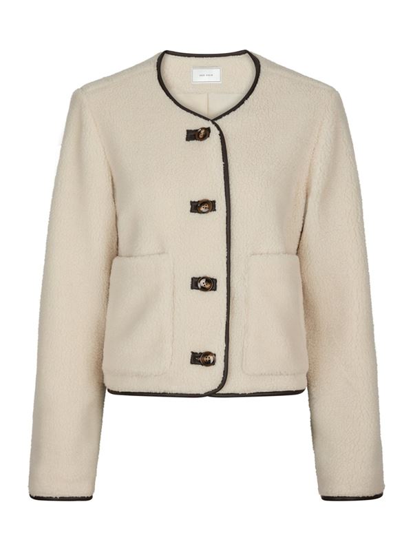 Kavajer/Ytterplagg - Oak Fluffy jacket – Ivory