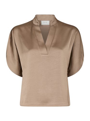 blusar/skjortor - Anelle Heavy Sateen Blouse