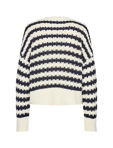 Tröjor&Koftor - LR-Alea 1 pullover – blue/white