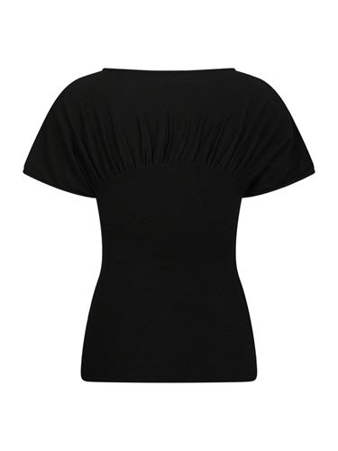 Toppar - Anthea knit top – Black