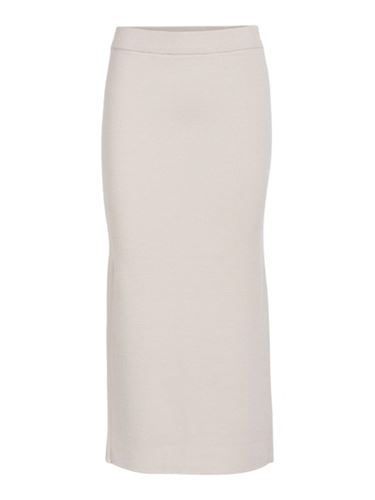 Kjolar - Objreynard knit skirt – silver gray