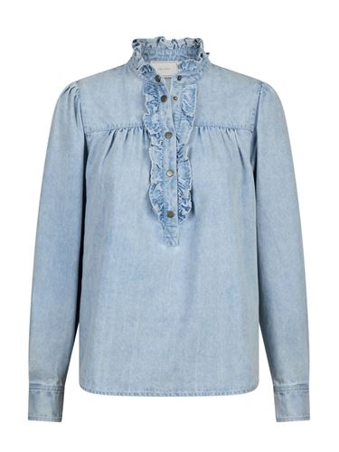 Blusar/skjortor - Justine Denim Shirt – Light Blue