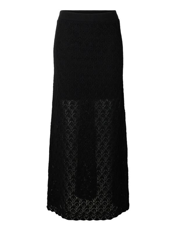 Kjolar - Slfniva Knit Skirt – Black