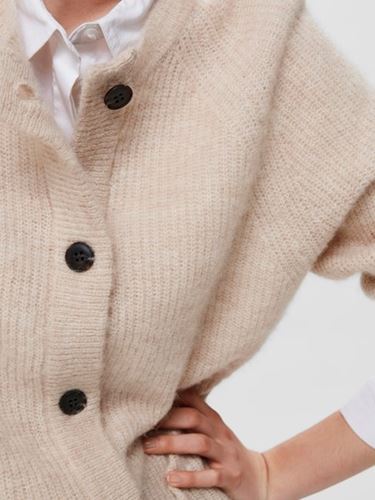 Tröjor & Koftor - Slflulu knit short cardigan – Birch