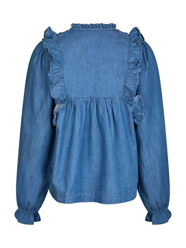 Blusar/Skjortor - Janis denim blouse – Blue