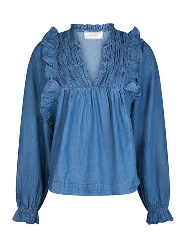 Blusar/Skjortor - Janis denim blouse – Blue