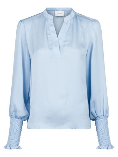 Blusar/Skjortor - Landa solid blouse – light blue