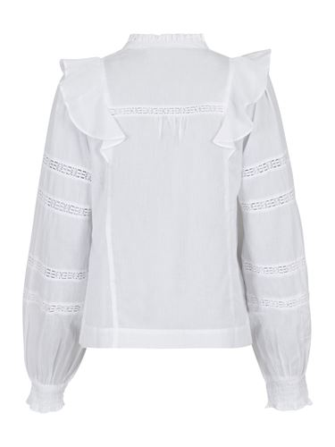 Blusar/Skjortor - Aroma s voile blouse – white