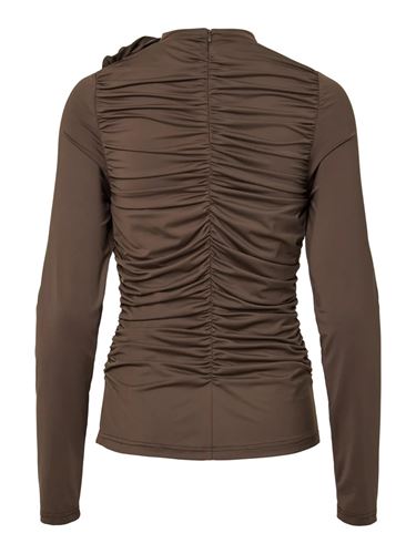 Blusar/Skjortor - Yasdona top – Chocolate brown