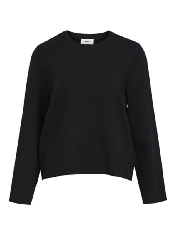 Tröjor/Koftor - Objreynard square sleeve o-neck – Black