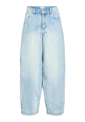 Byxor - Objmoji Elsa Super Barel Jeans – Light Blue Denim