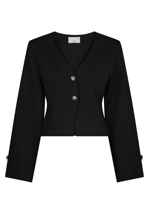 Tröjor/Koftor - Fulvia knit blouse – Black Tröjor/Koftor - Fulvia knit blouse – Black