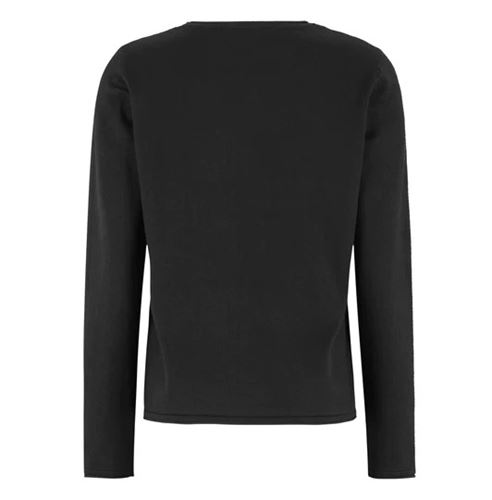 Tröjor/Koftor - SRMarla o-neck roll edge knit – Black