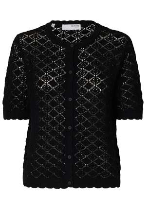 Toppar - SLFSofia knit cardigan – Black