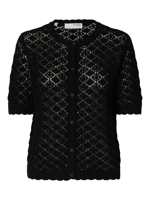 Toppar - SLFSofia knit cardigan – Black