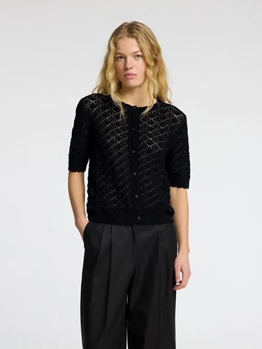 Toppar - SLFSofia knit cardigan – Black