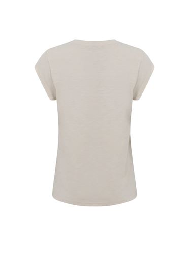 Toppar - CC Heart basic v-neck t-shirt – Sand