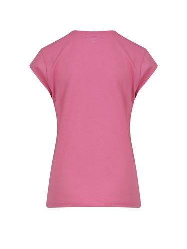 Toppar - CC Heart basic v-neck t-shirt – Garden pink