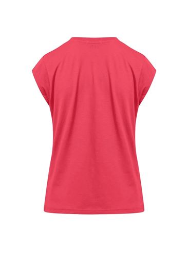 Toppar - CC Heart basic v-neck t-shirt – Intense pink