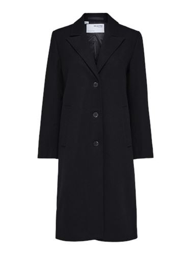 Kavajer/Ytterplagg - Slfalma wool coat – Black