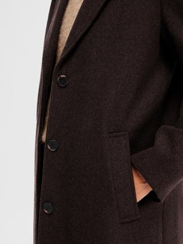 Kavajer/Ytterplagg - Slfalma wool coat – Java