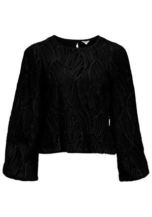 Blusar/Skjortor - Objlucie o-neck top – Black