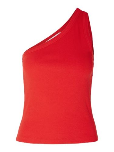 Toppar - Slfanna one shoulder top – Flame scarlet