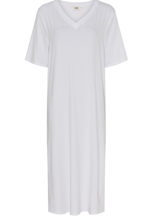 Klänning - Louis long dress – white