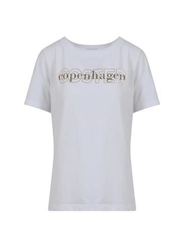 Toppar - T-shirt with logo – White