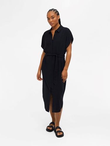 Klänningar & tunikor - Objsanne adil shirt dress - Black