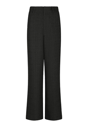 Byxor - Emmett boucle pants – Black Byxor - Emmett boucle pants – Black